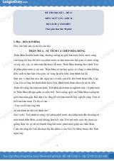 Đề thi học kì 1 Văn 10 Cánh diều - Đề số 13